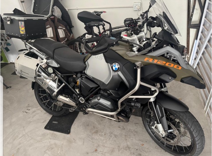 ARRIVING SOON  - 2015 BMW GSA 1200, KALAMATA WITH ONLY24000km and top box 00